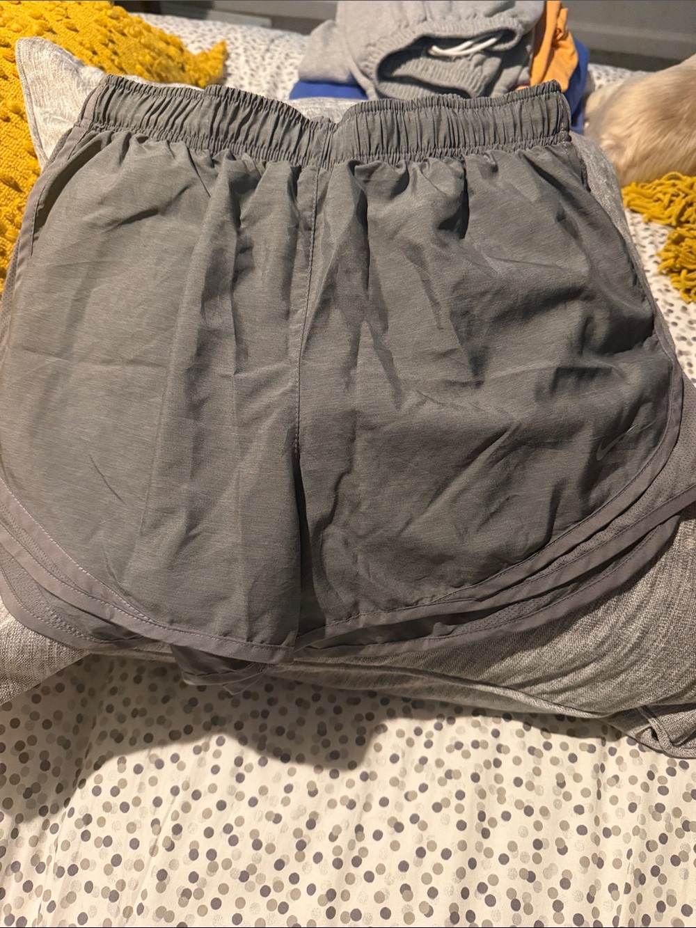 Nike Gray Women's Athletic Shorts with Elastic Waist